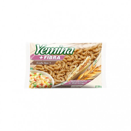 PASTA P/SOPA CODO LISO N 1 +FIBRA YEMINA BSA 200 g