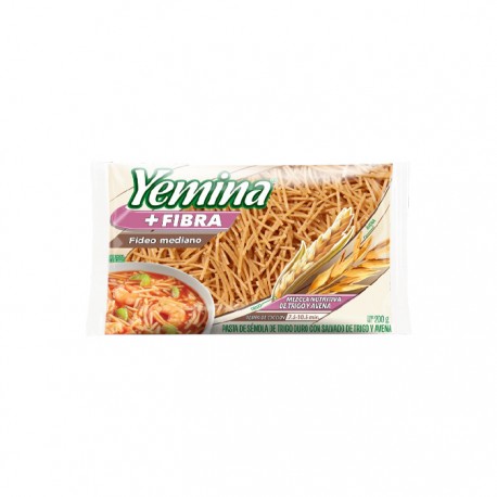 PASTA P/SOPA FIDEO MEDIANO+FIBRA YEMINA BSA 200 g