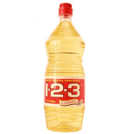 ACEITE VEGETAL 1-2-3 BOT 1 l