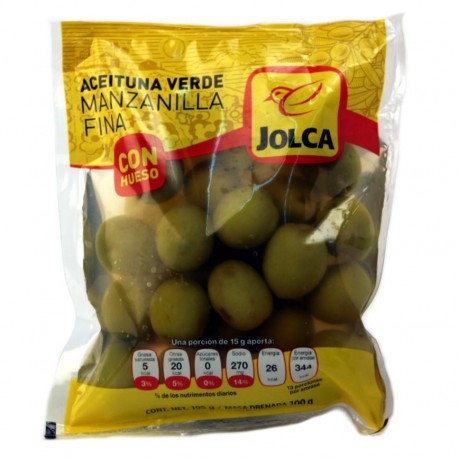 ACEITUNAS C/HUESO JOLCA BSA 200 g