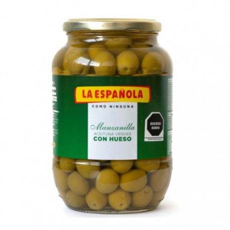 ACEITUNAS CON HUESO LA ESPAÑOLA PZ 835 g