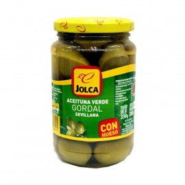 ACEITUNAS GORDAL C/HUESO JOLCA FCO 350 g