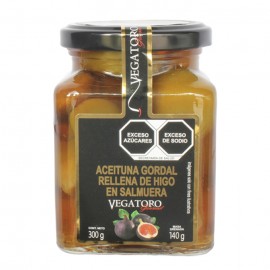 ACEITUNAS GORDAL RELLENAS D/HIGO VEGATORO PZ 300 g