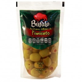 ACEITUNAS RELLENAS DE PIMIENTO BUFALO BSA 190 g