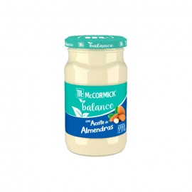 ADEREZO DE MAYONESA C/ACEITE DE ALMENDRAS MCCORMICK FRASCO 315 g