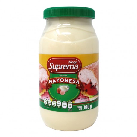 ADEREZO DE MAYONESA SUPREMA MEGA PZ 790 g