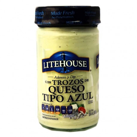 ADEREZO QUESO AZUL LH PZ 384 ml