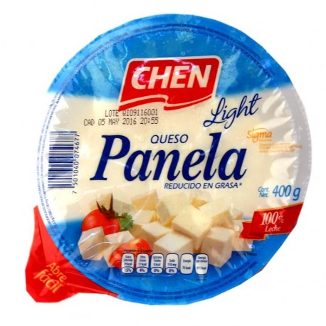 QUESO PANELA LIGHT CHEN PZ 400 g