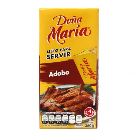 ADOBO LISTO P/SERVIR DOÑA MARIA PZ 360 g