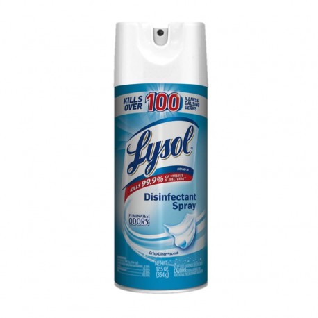 AEROSOL DESINFECTANTE ANTIBACTERIAL CRISP LINEN LYSOL PZ 354 g