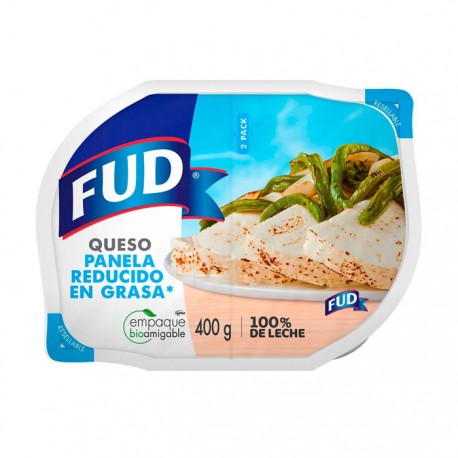 QUESO PANELA REDUCIDO EN GRASA FUD PZ 400 g