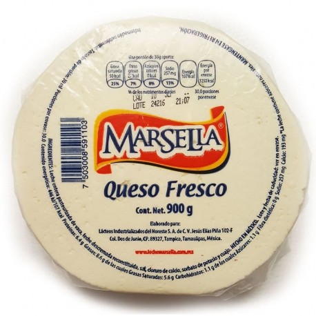 QUESO FRESCO MOLIDO MARSELLA PZ 900 g