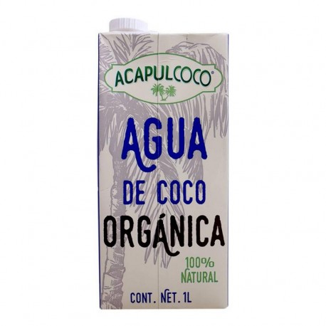 AGUA DE COCO ORGANICA ACAPULCOCO PZ 1 L