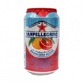 AGUA MINERAL ARANCIATA ROSA SAN PELLEGRINO LATA 330 ml