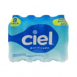 AGUA PURIFICADA CIEL 8 PACK 600 ml