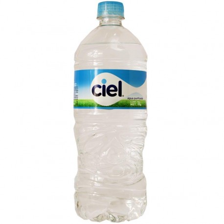 AGUA PURIFICADA CIEL BOTELLA 1 l