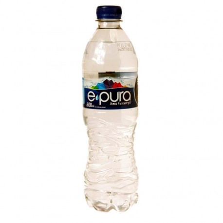 AGUA PURIFICADA E PURA PET 600 ml