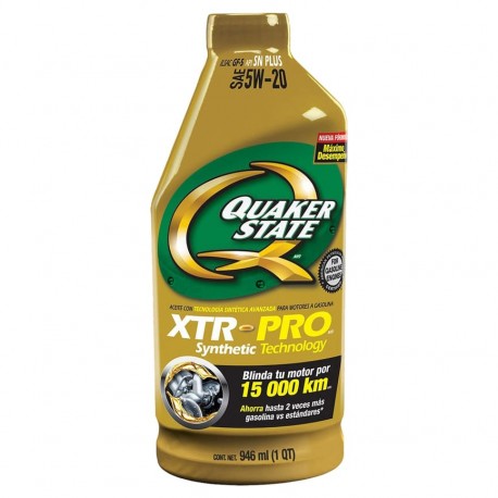 ACEITE XTR-PRO 15W40 API SN QUAKER STATE PZ 946 ml