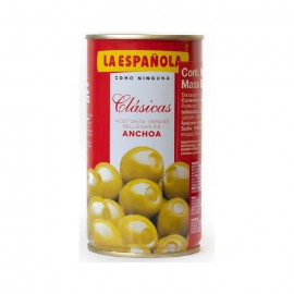 ACEITUNAS RELLENA DE ANCHOA LA ESPAÑOLA PZ 350 g