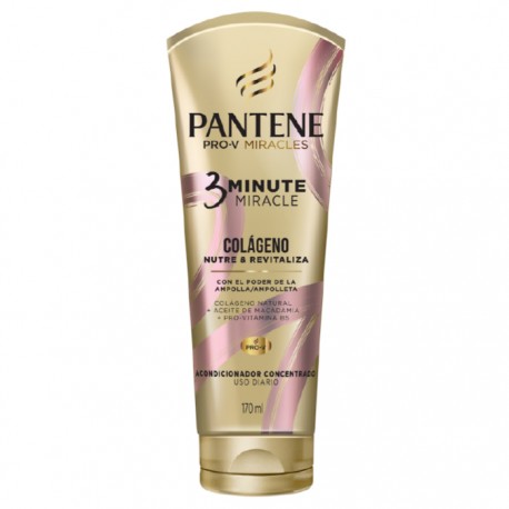 ACONDICIONADOR INTENSIVO 3MIN COLAGENO PANTENE PZ 170 ml